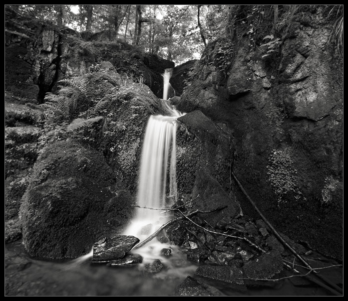 photo "Black Forest waterfall" tags: landscape, summer, water
