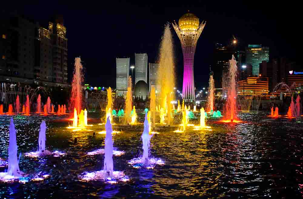 фото "Ночная Астана" метки: пейзаж, ночь