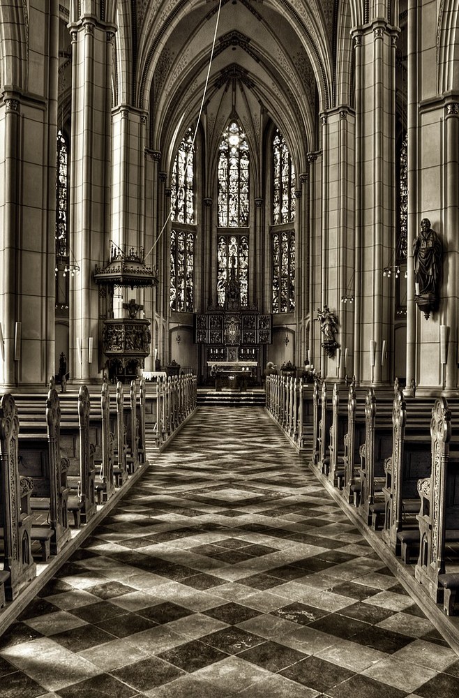 фото "St. Michael" метки: архитектура, черно-белые, пейзаж, 