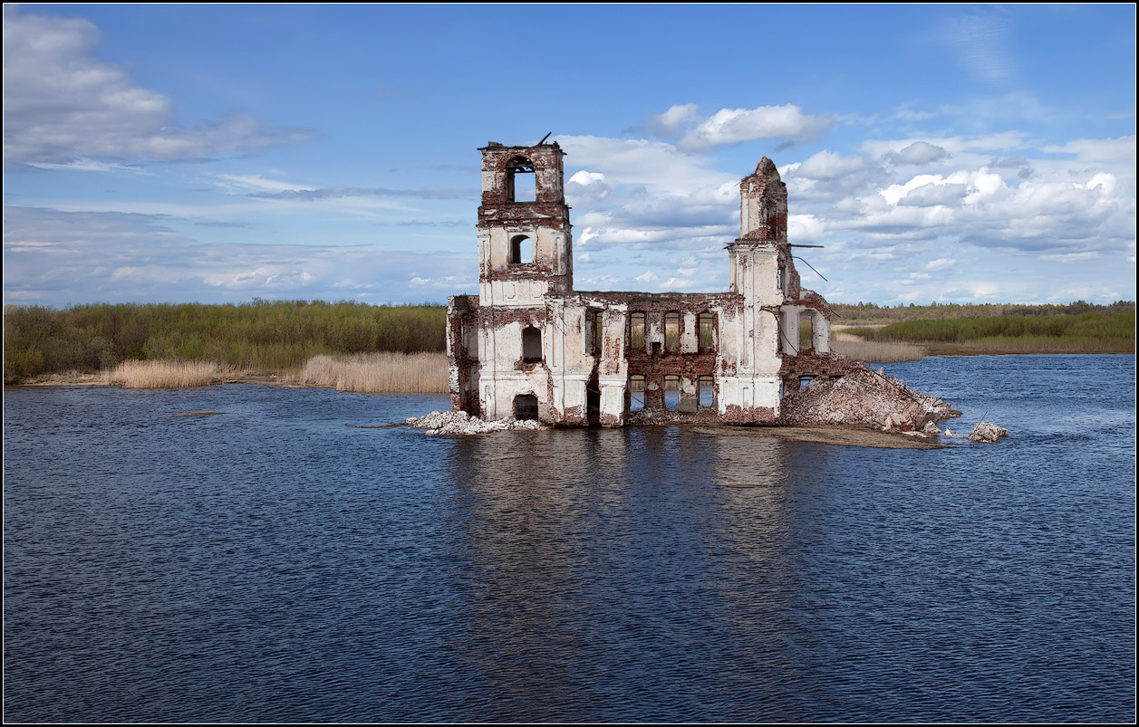 Выход на рыбинское водохранилище