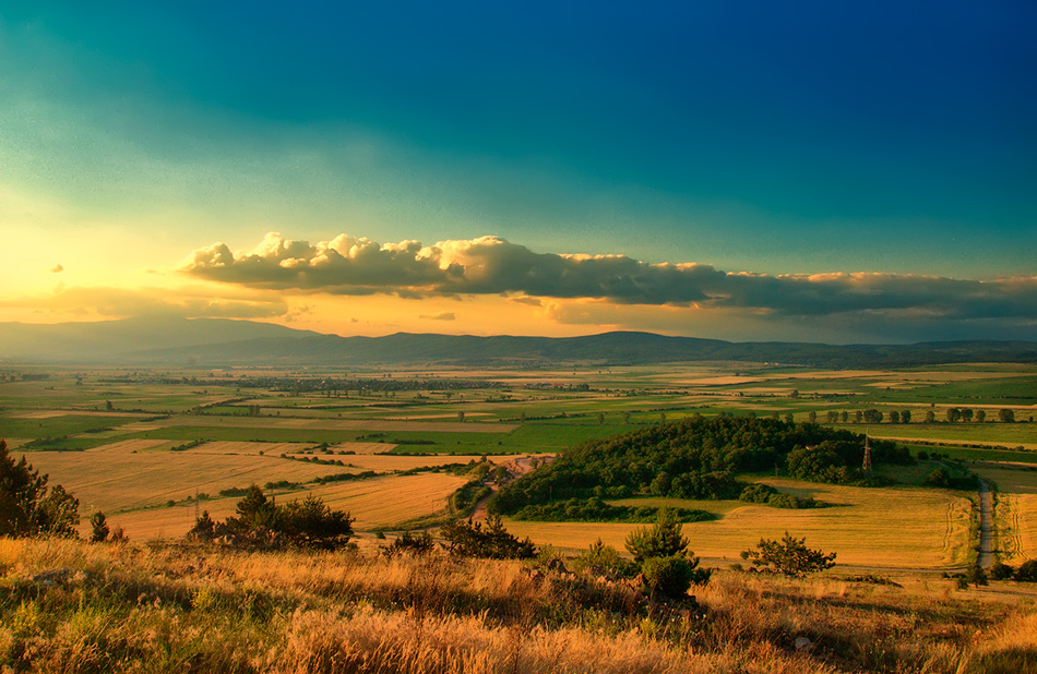 photo "The colors of a summer morning" tags: landscape, sunset