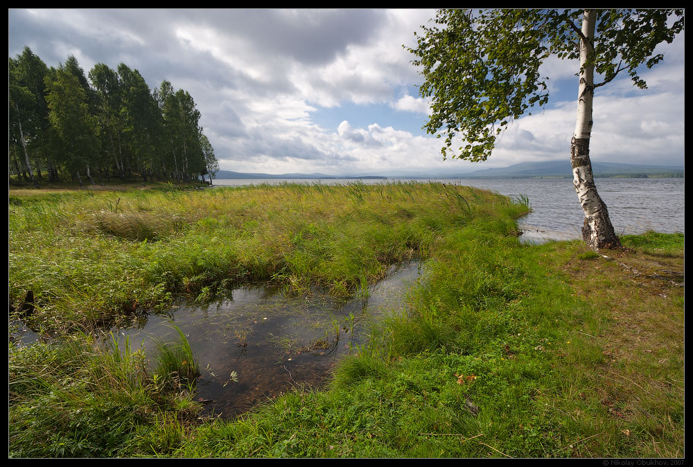 фото "Черноисточинский пруд / 0180_0370" метки: пейзаж, лес, лето