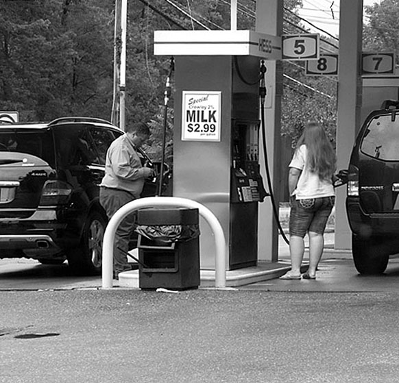 photo "Milk and Gas" tags: misc., 