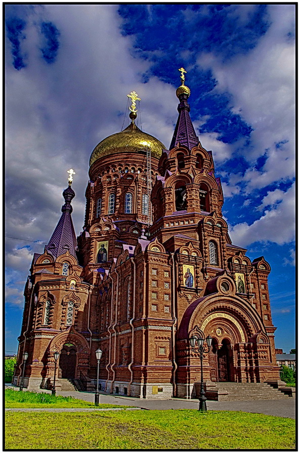 фото "Богоявленская церковь." метки: город, архитектура, пейзаж, 