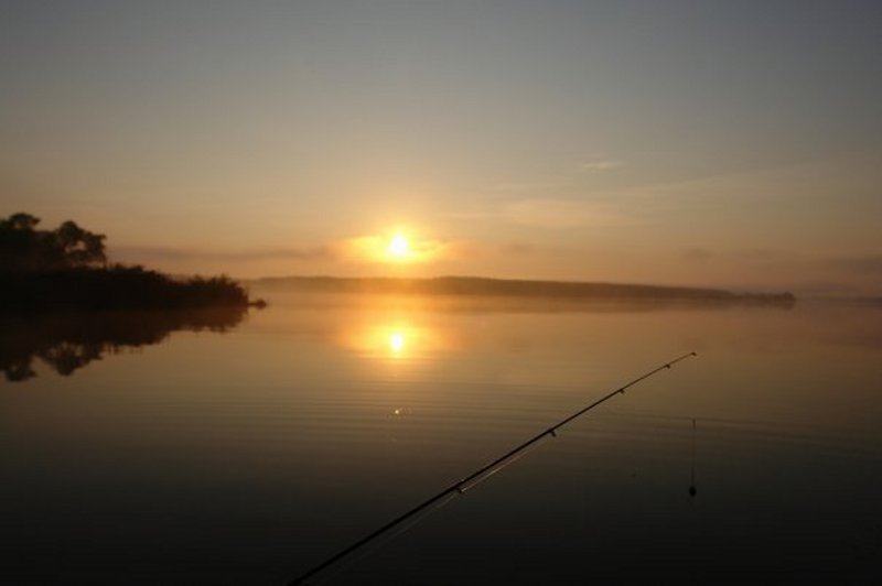 photo "morning fishing" tags: landscape, sunset