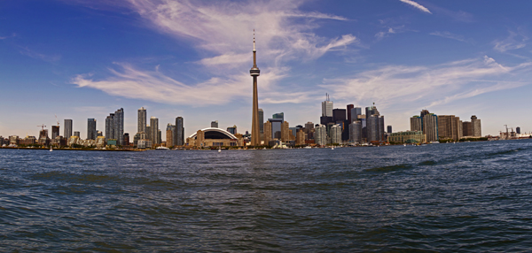 фото "Toronto From Ontario Lake" метки: архитектура, пейзаж, 