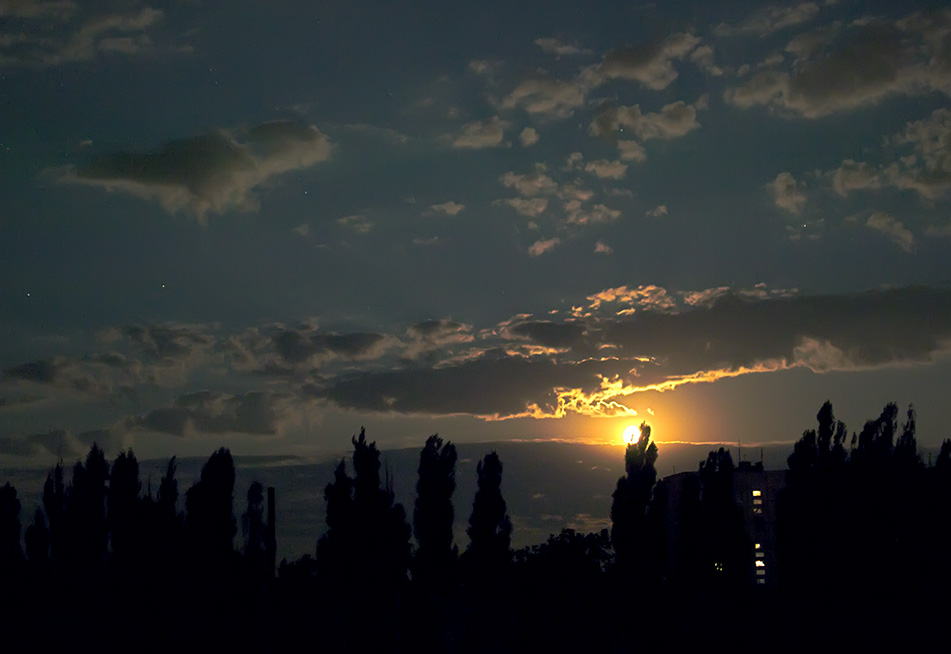фото "Полнолуние" метки: пейзаж, ночь, облака
