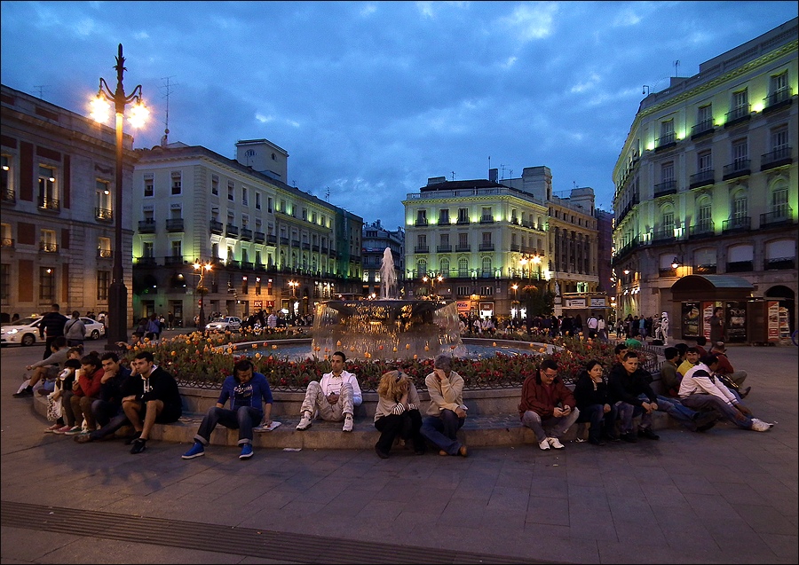фото "Мадридский вечерок." метки: путешествия, город, Европа