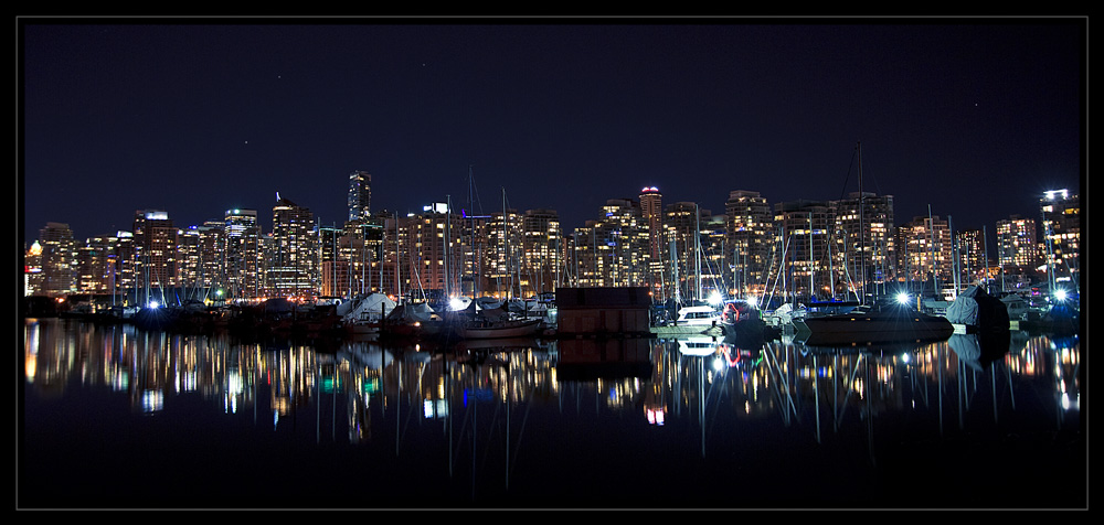 фото "Vancouver at night" метки: архитектура, пейзаж, 