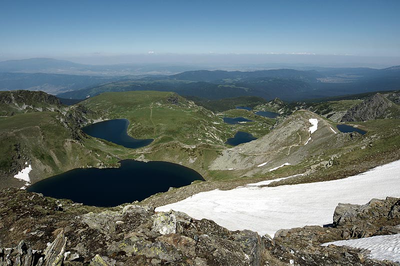 photo "The Seven Rila Lakes from the top" tags: landscape, mountains