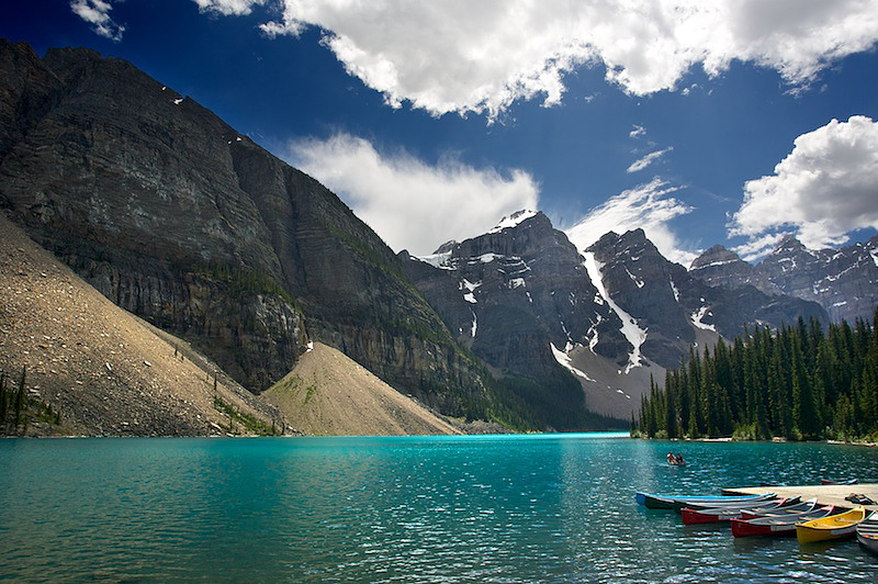 photo "Lake Moraine" tags: landscape, mountains, water