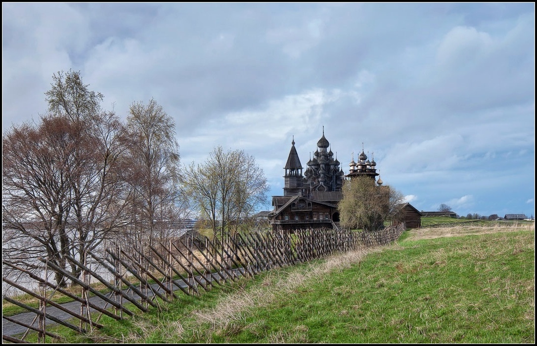 фото "Кижи. Церкви" метки: архитектура, пейзаж, весна