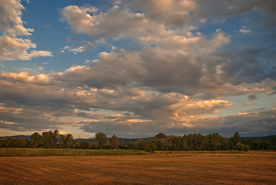 photo "July evening" tags: landscape, clouds, sunset