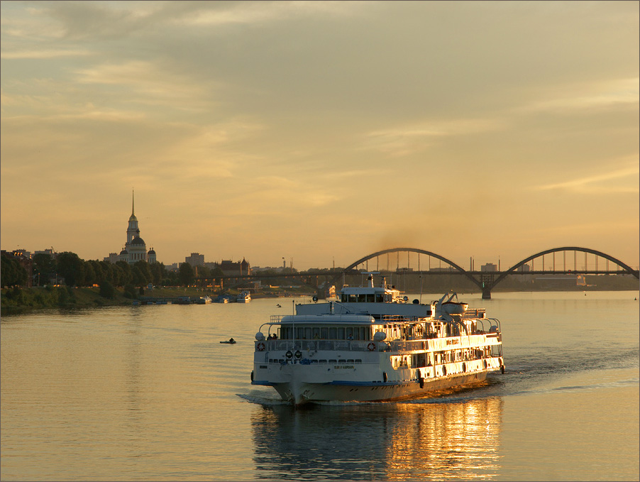 фото "На Волге у Рыбинска..." метки: путешествия, пейзаж, вода