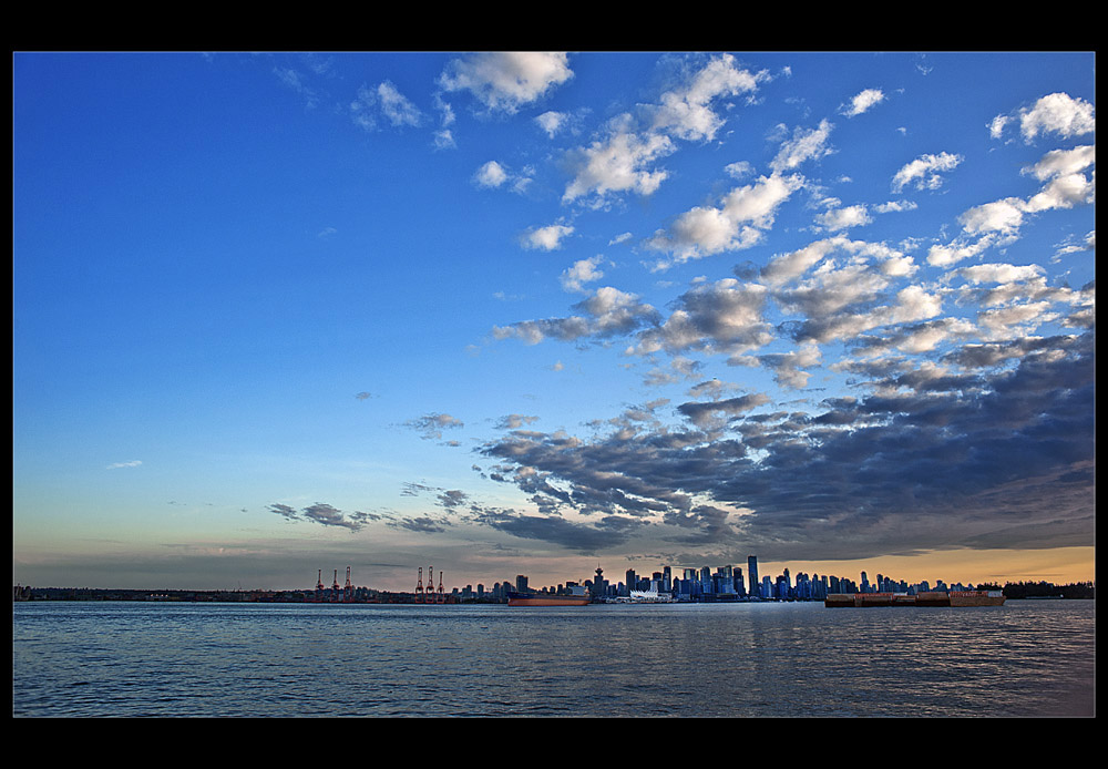 фото "Vancouver skyline" метки: пейзаж, вода