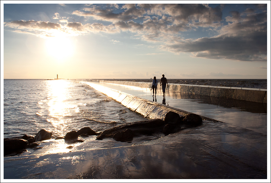 photo "Вечерняя прогулка" tags: landscape, summer, water