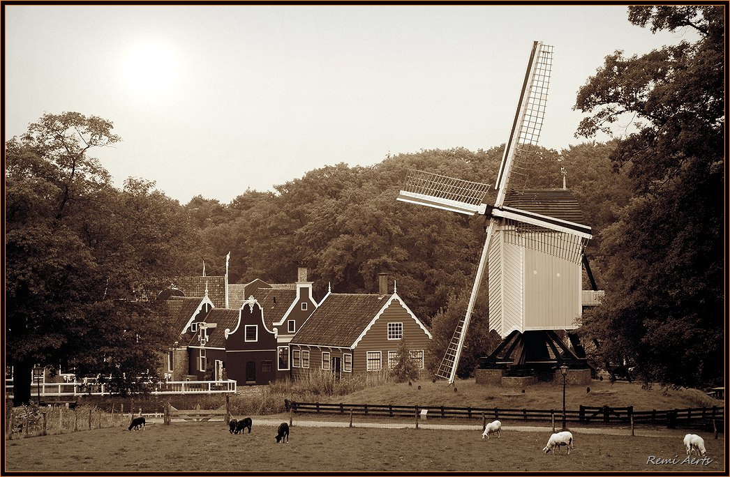 photo "open air museum Arnhem Nl." tags: architecture, landscape, summer