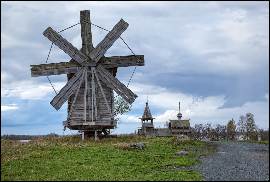 Старая мельница картинки