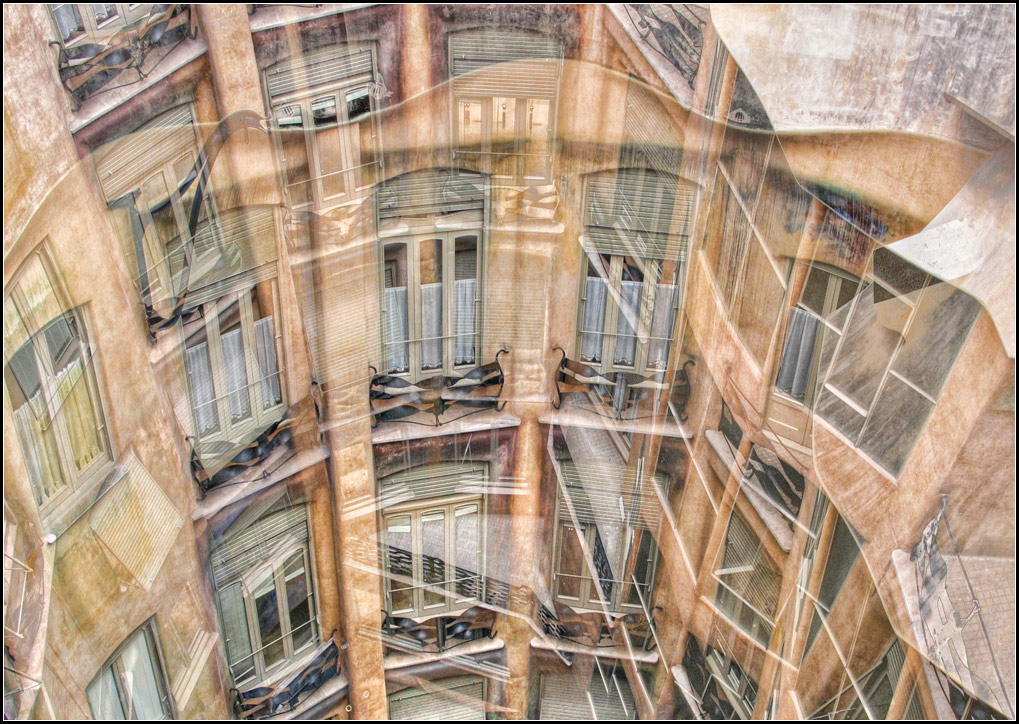 photo "Gaudi. Casa Mila" tags: architecture, digital art, landscape, 