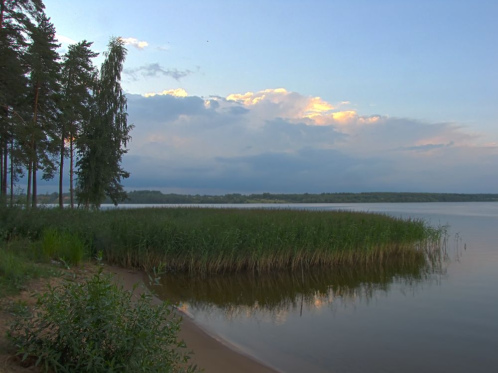 photo "Evening on the Volga" tags: landscape, 