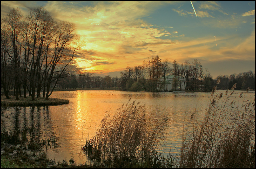 photo "***" tags: landscape, autumn, sunset