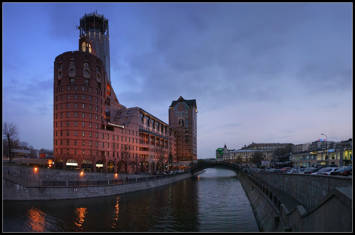 фото "московский вечер" метки: город, архитектура, пейзаж, 