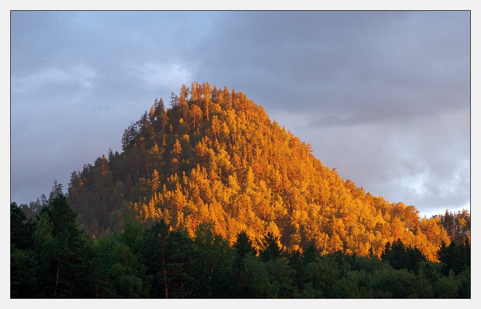 photo "Golden mountain" tags: landscape, mountains, sunset