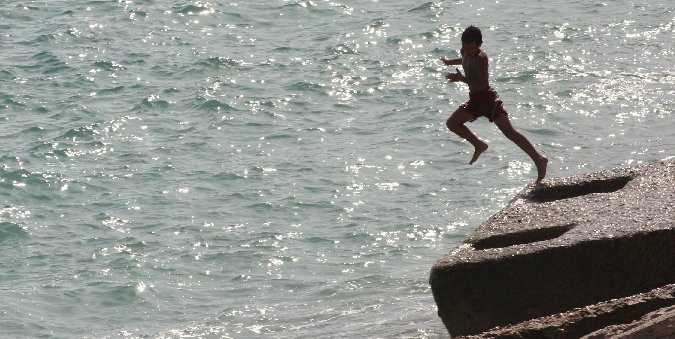 photo "running to the sea" tags: landscape, water