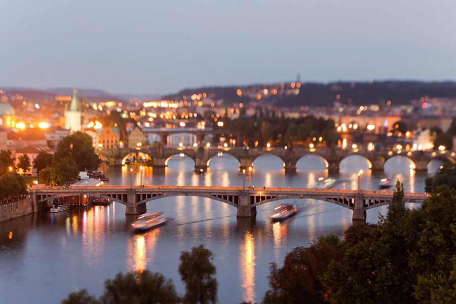 photo "Small Prague" tags: architecture, landscape, night