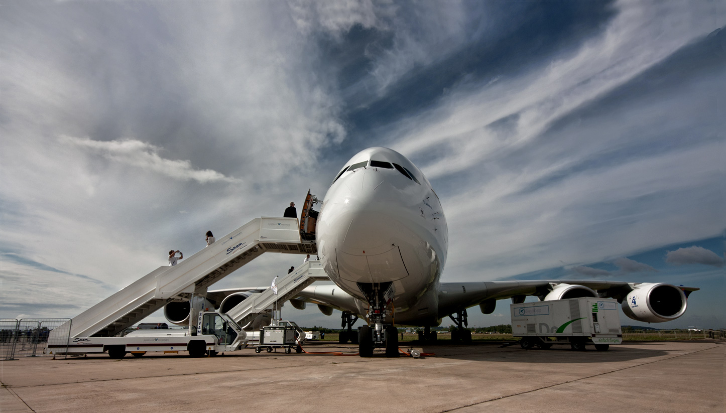 фото "Красавец аэробус А-380. Макс 2011." метки: техника, репортаж, 