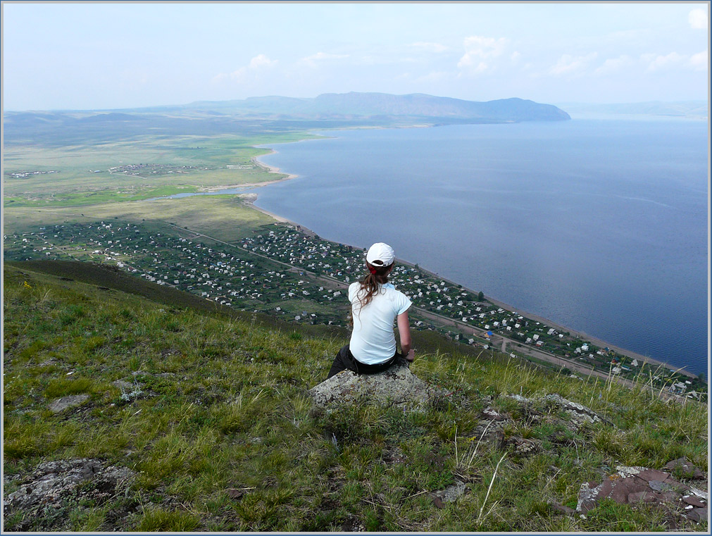 photo "on the mountain Kun-Tag : a view of the mountain Oglakhty" tags: landscape, mountains, water