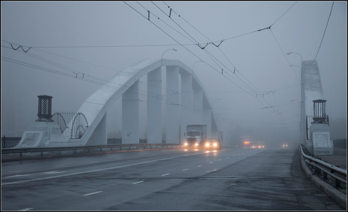 photo "Fog in the city" tags: city, 