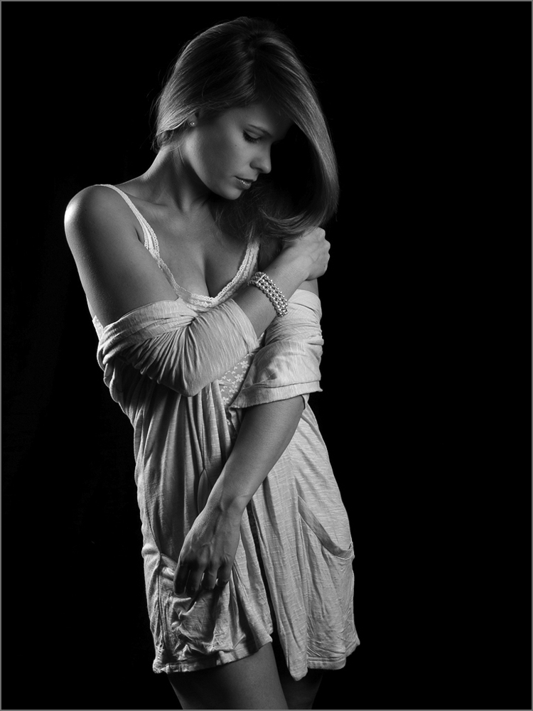 photo "Celine" tags: glamour, black&white, 