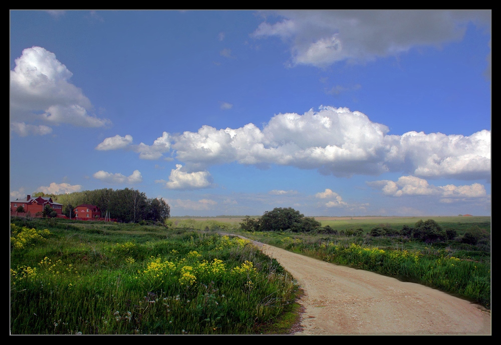 photo "***" tags: landscape, clouds, summer