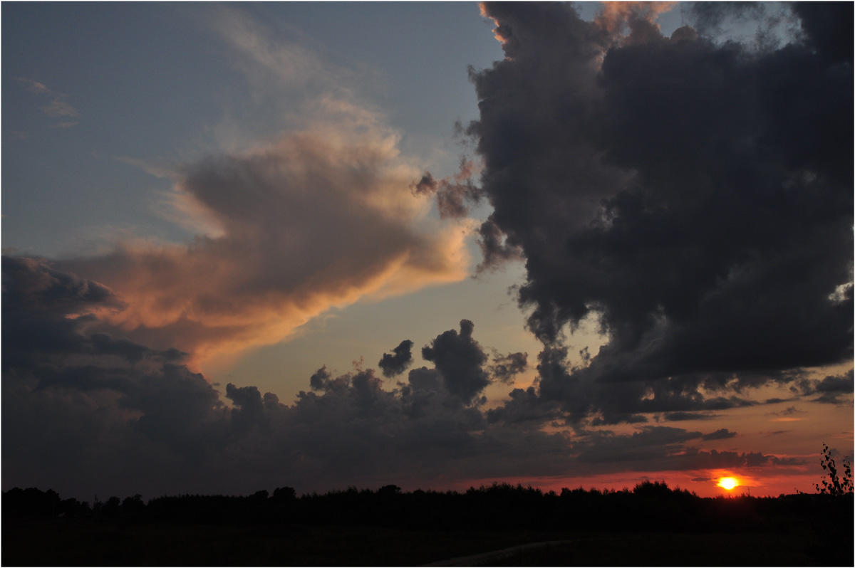 photo "***" tags: landscape, clouds, sunset