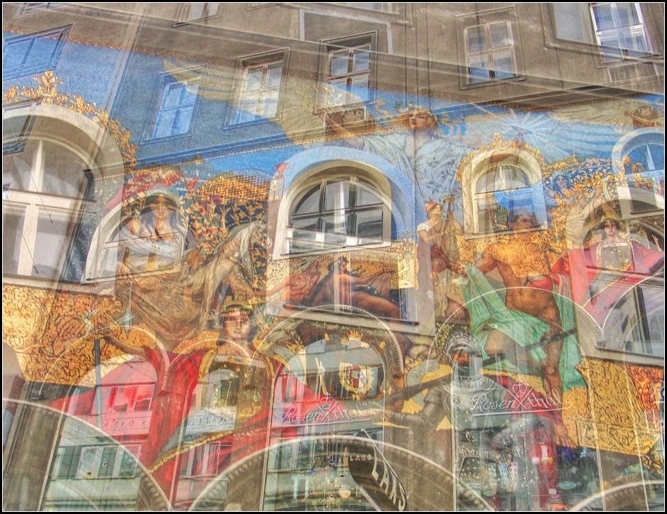 photo "Vienna. The house Rosental" tags: digital art, fragment, 