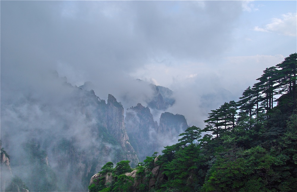 фото "Солнце и туман" метки: пейзаж, горы