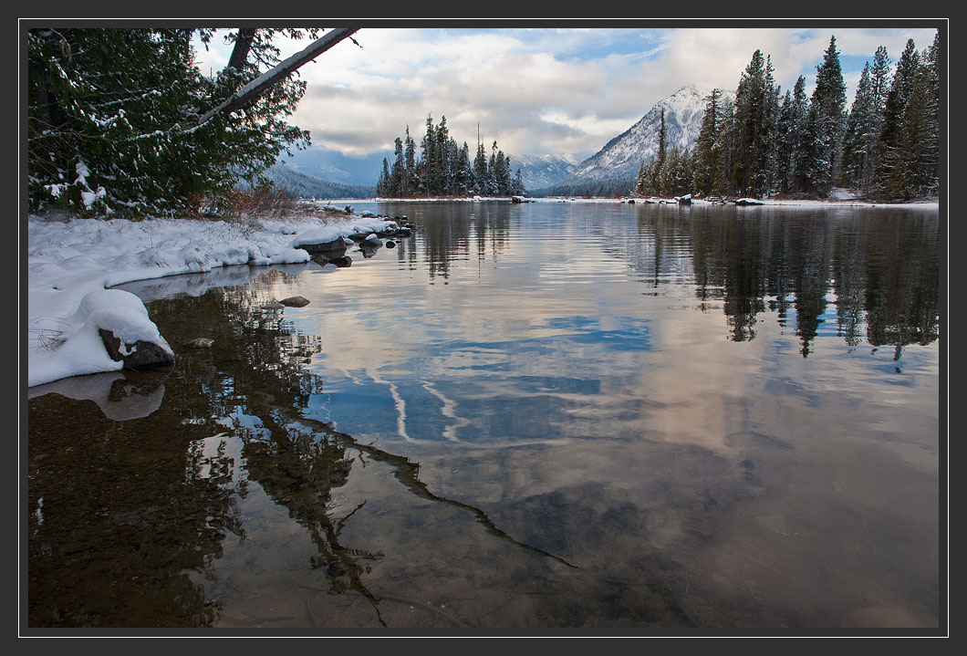 photo "Transparent reflections" tags: landscape, mountains, water