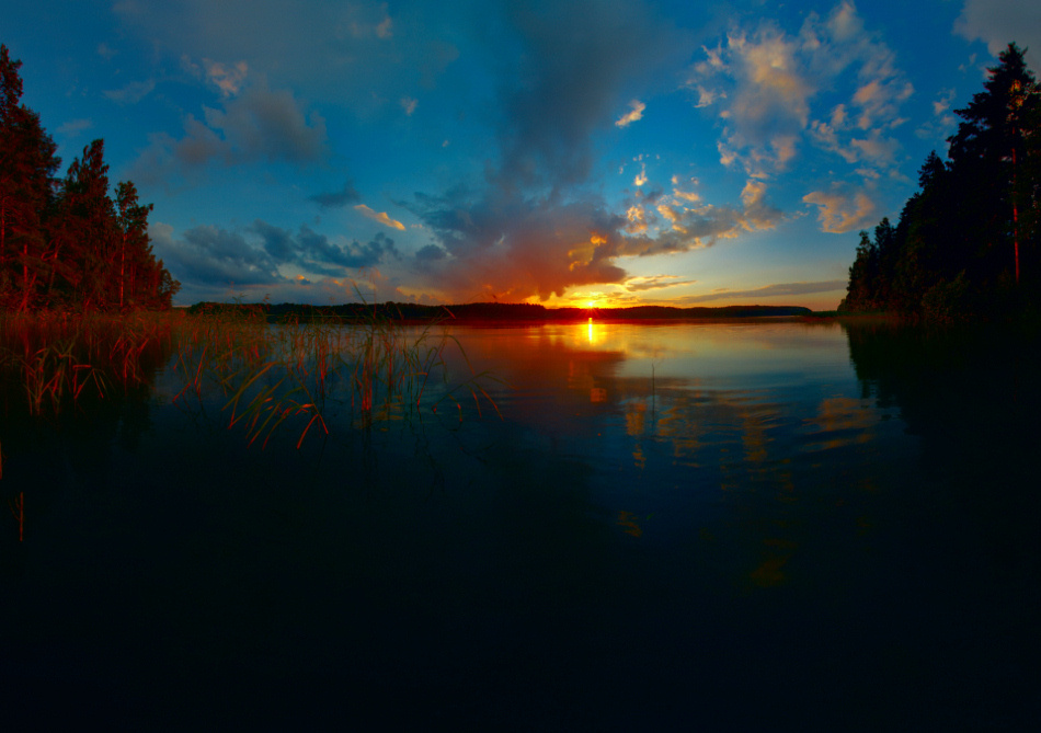 photo "Quite serene there was a day..." tags: panoramic, landscape, sunset