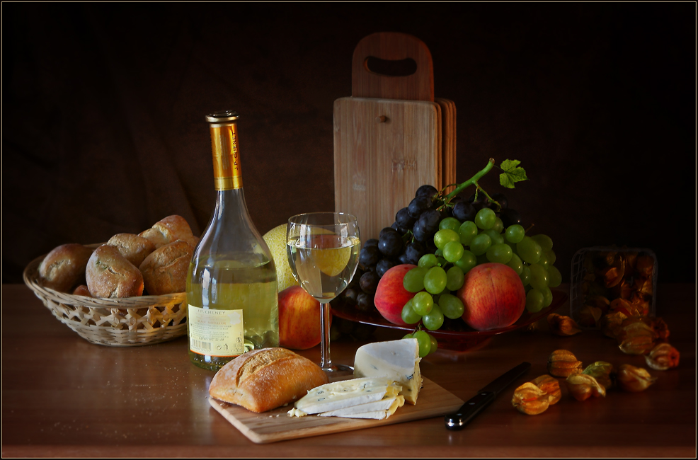 photo "Breakfast with white wine" tags: still life, misc., 