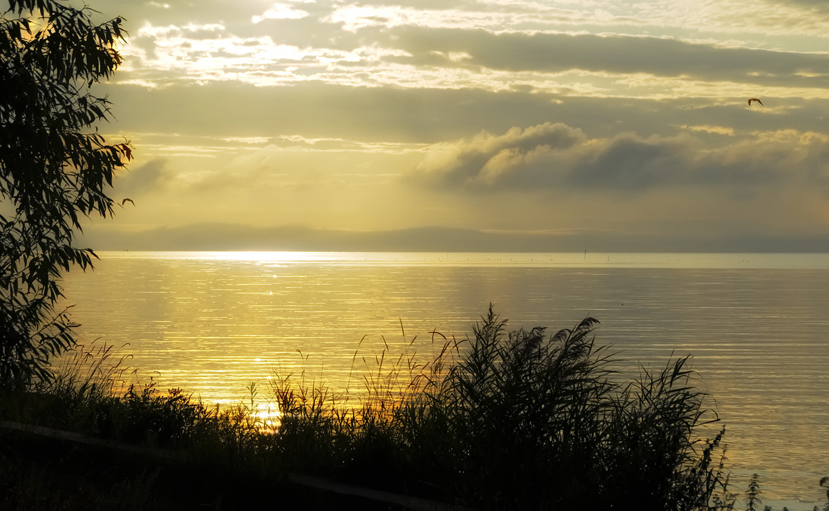 photo "Evening was coming on....." tags: landscape, sunset, water