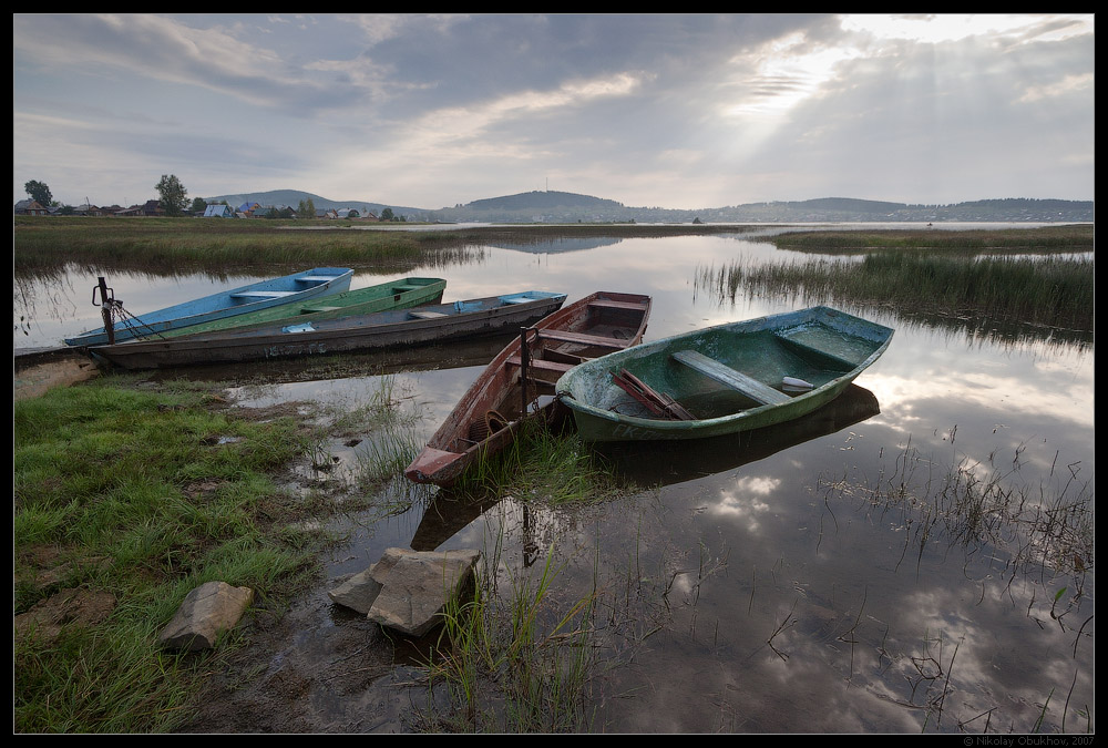 фото "Черноисточинский пруд / 0181_0085" метки: пейзаж, лето, село