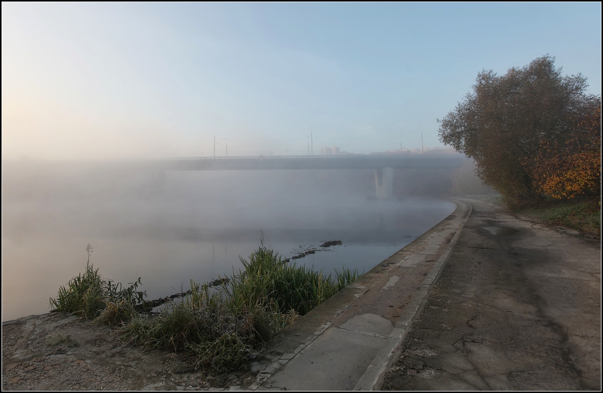 photo "Fog in the city" tags: city, landscape, autumn