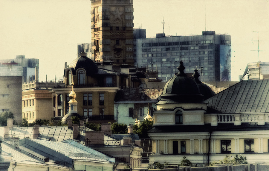 фото "Москва - город контрастов" метки: архитектура, пейзаж, 