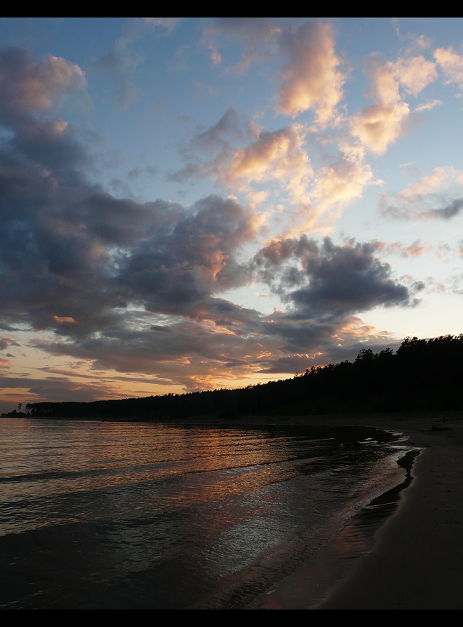 photo "****" tags: landscape, sunset, water