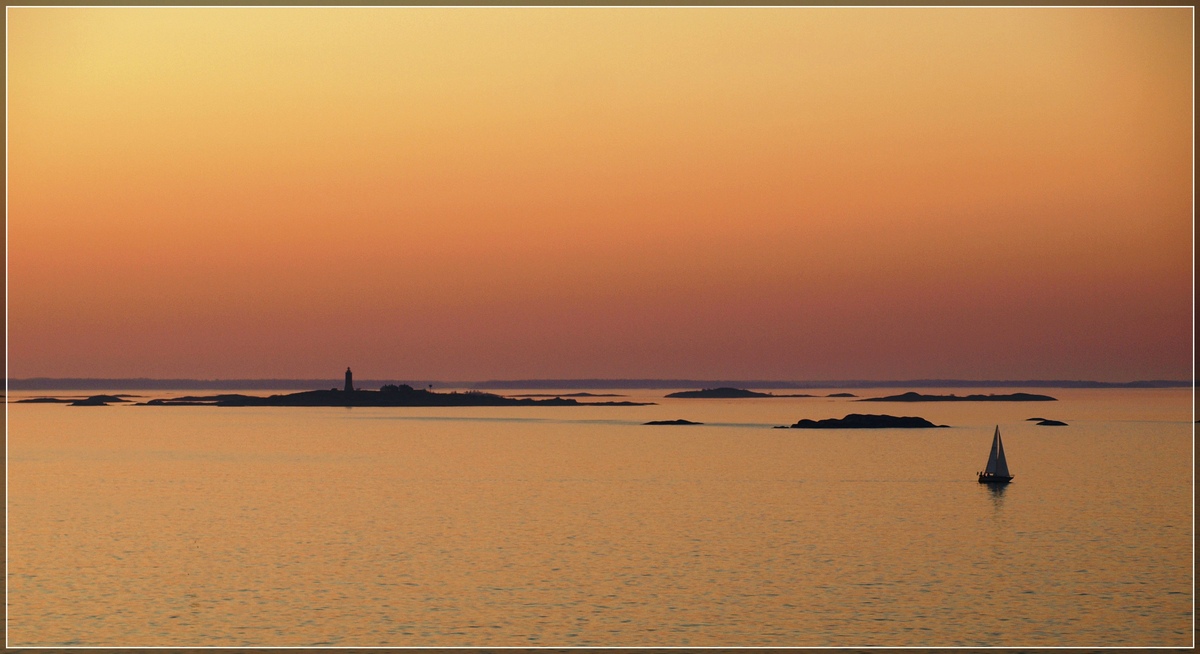 фото "Evening in Sweden" метки: пейзаж, вода, закат