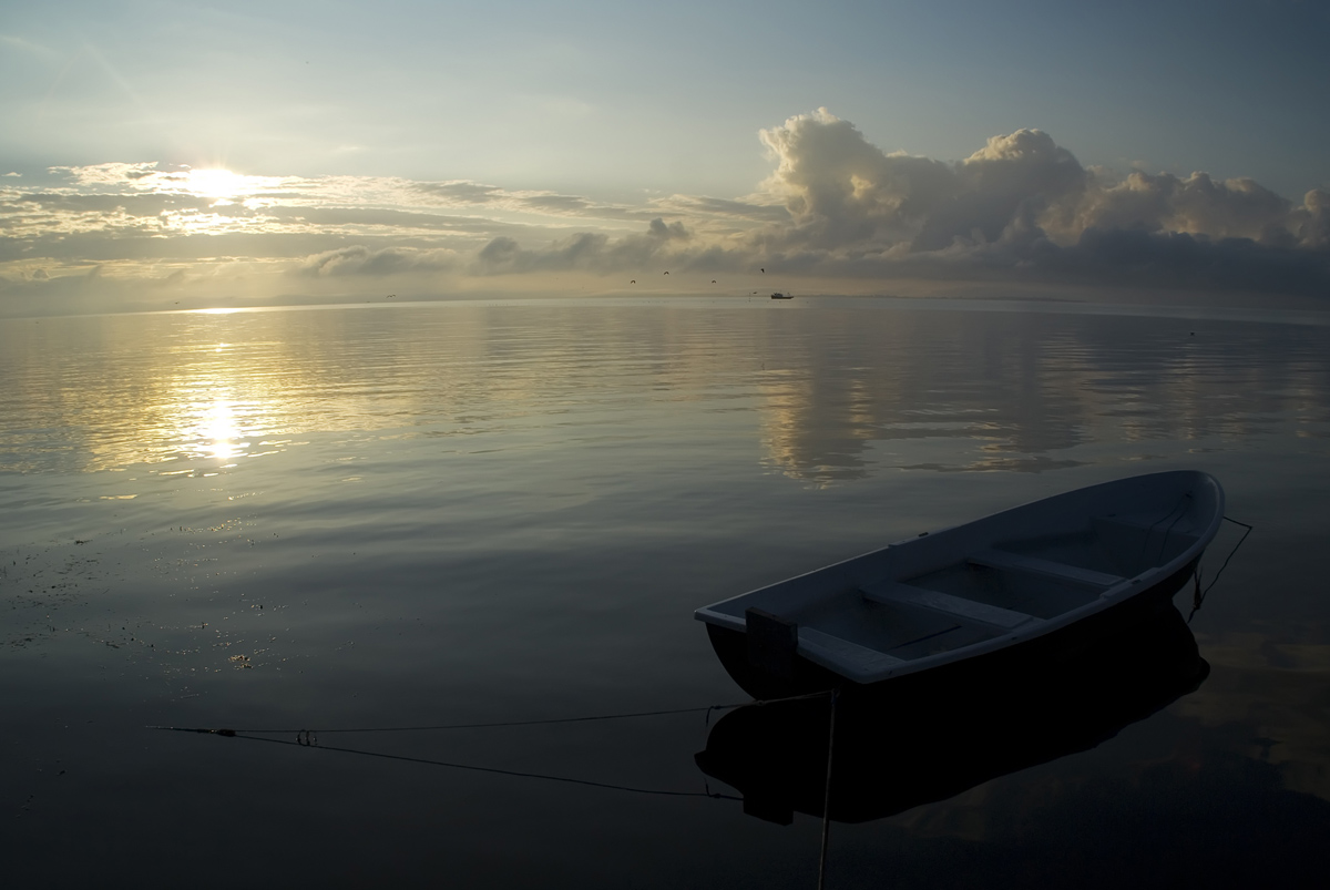 photo "So alluring distance...." tags: landscape, sunset, water