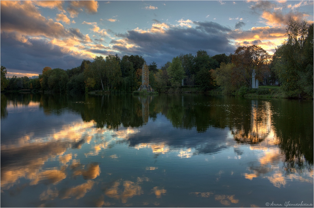 фото "***" метки: пейзаж, вода, закат, облака