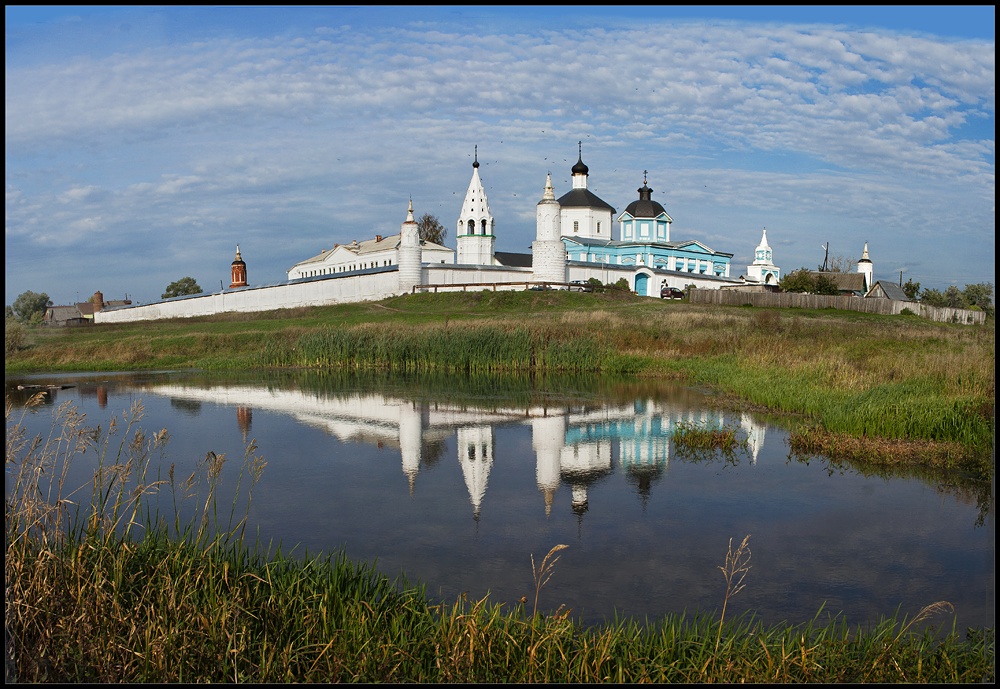 фото "Бобренев монастырь" метки: пейзаж, архитектура, вода, лето, облака