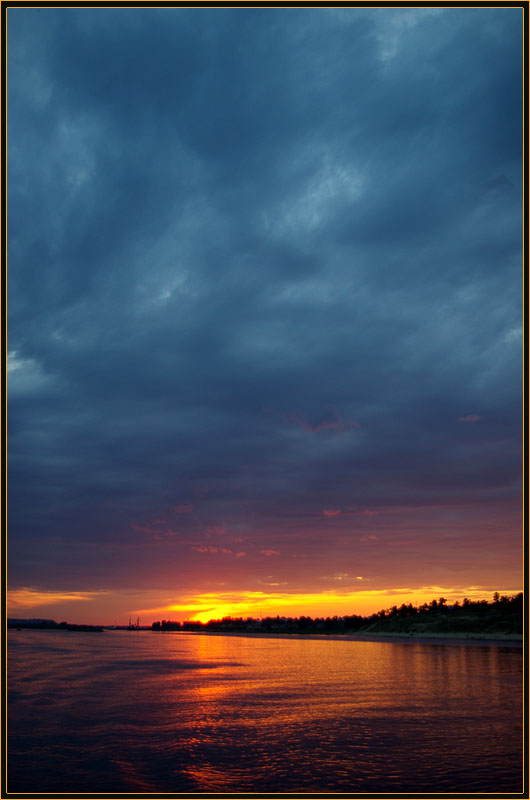 фото "Волжские закаты 5" метки: пейзаж, закат, облака